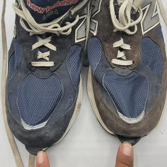 New Balance 990 Mens 11 Blue Sneakers Shoes Athletic Low Top Lace Up USA M990NV3